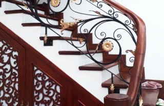 Cầu thang sắt nghệ thuật Châu Âu MDSCA05